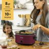 8-Quart Manual Slow Cooker