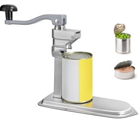 Home Or Commercial Manual Grain Mill Stainless Steel Manual Coffee Grinder And Can Opener Manual Jar Lid Gripper Tools (Color: Silver, type: Food Mills)