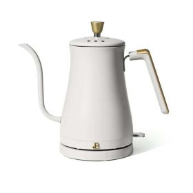 1-Liter Electric Gooseneck Kettle 1200 W (Color: White Icing)